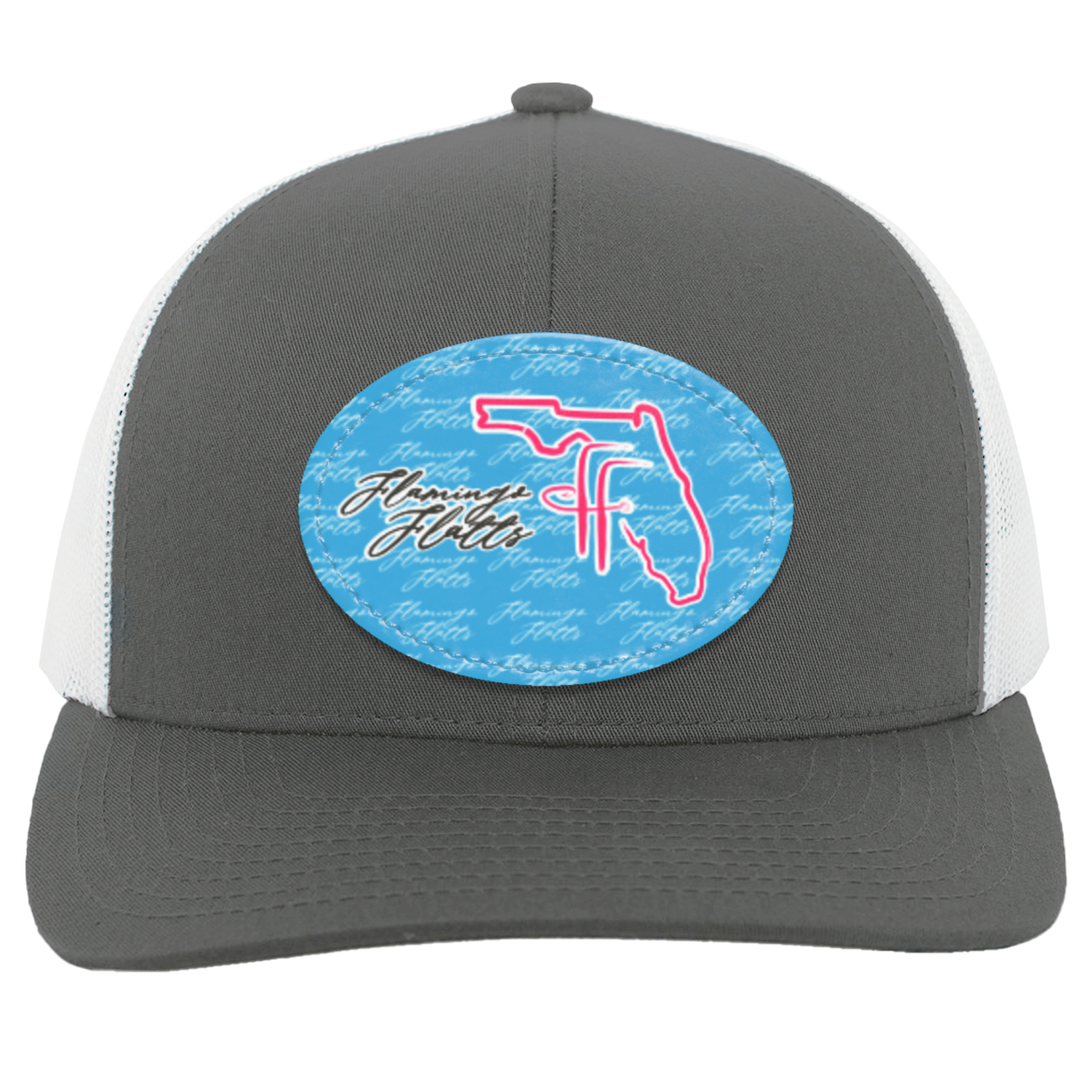 104C Flamingo Flatts Coastal  Trucker Snap Back - Patch