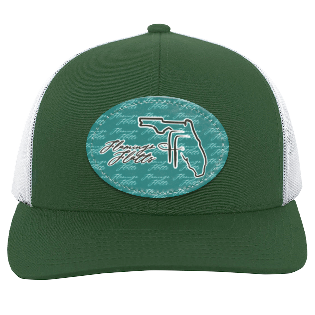 104C Flamingo Flatts Coastal  Trucker Snap Back - Patch