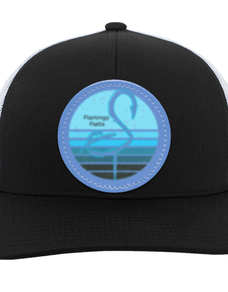 104C Retro Sunset Trucker Snap Back - Patch