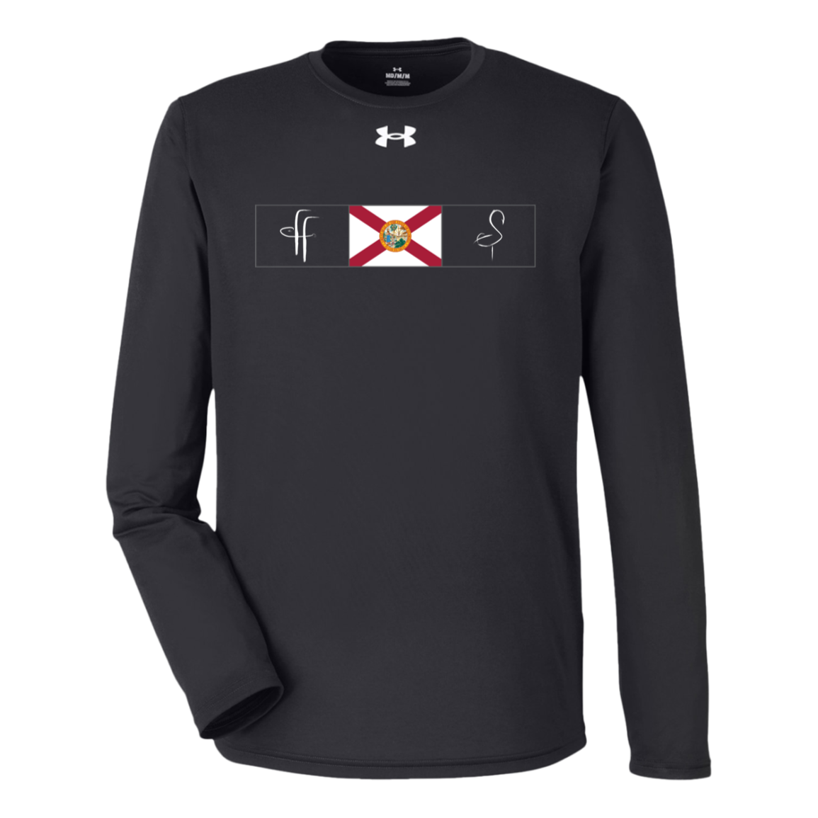 1376843 Under Armour Team Tech Flamingo Flatts State Of Florida Long Sleeve Tee