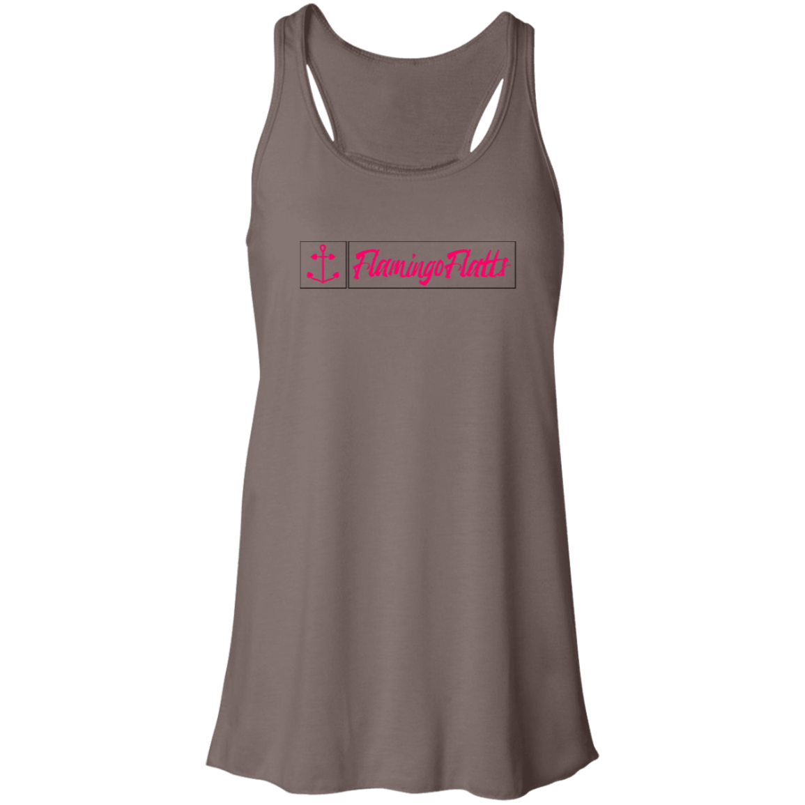 B8800 Ladies' Flamingo Flatts Newport Coastal Flowy Racerback Tank