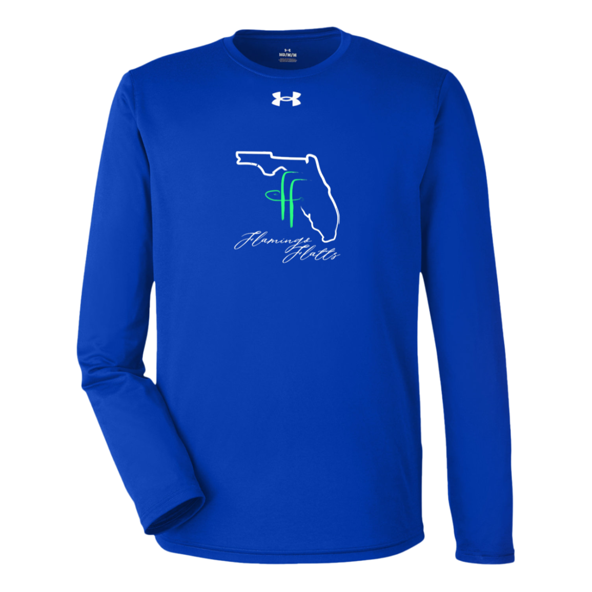 1376843 Under Armour Team Flamingo Flatts Coastal Tech Long Sleeve Tee