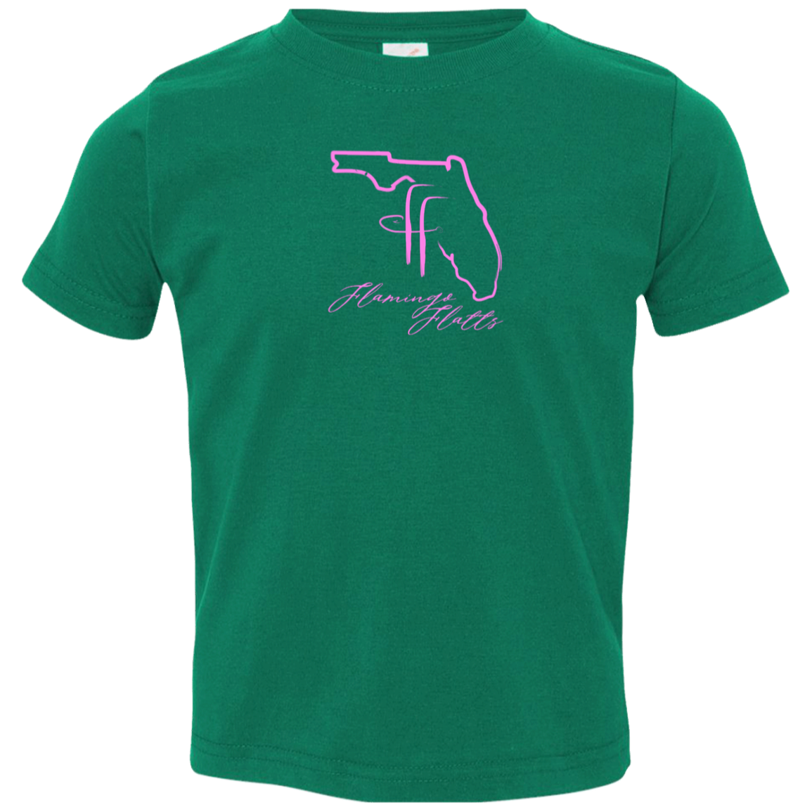 3321 Toddler Flamingo Flatts Coastal Jersey T-Shirt