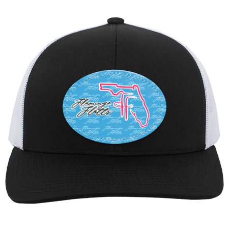 104C Flamingo Flatts Coastal  Trucker Snap Back - Patch