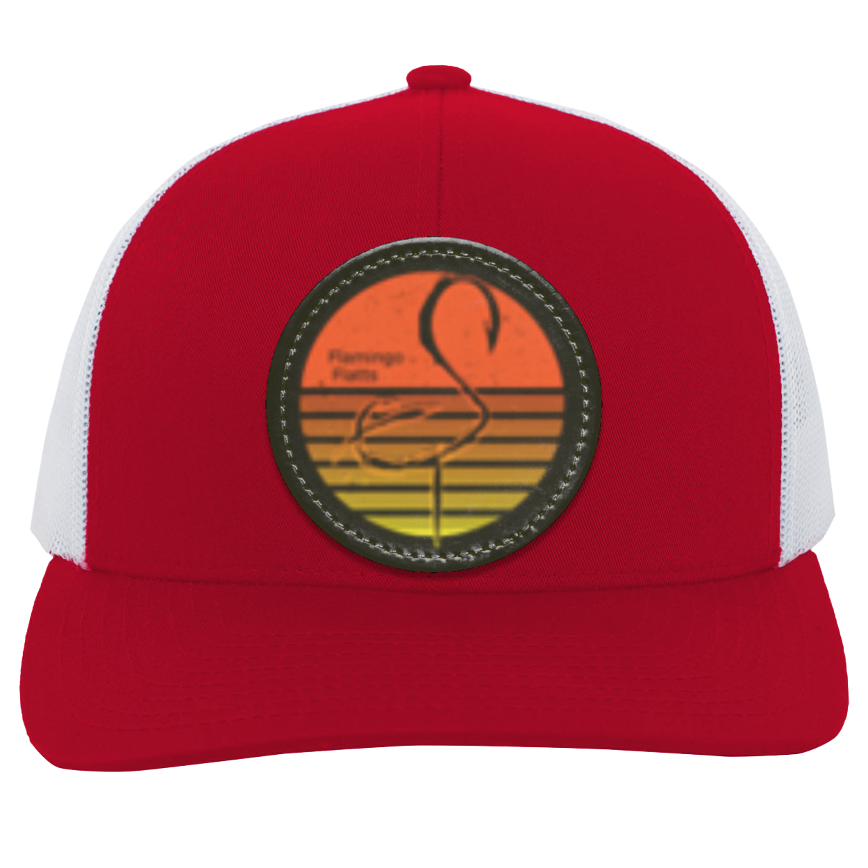 104C Retro Sunset Trucker Snap Back - Patch