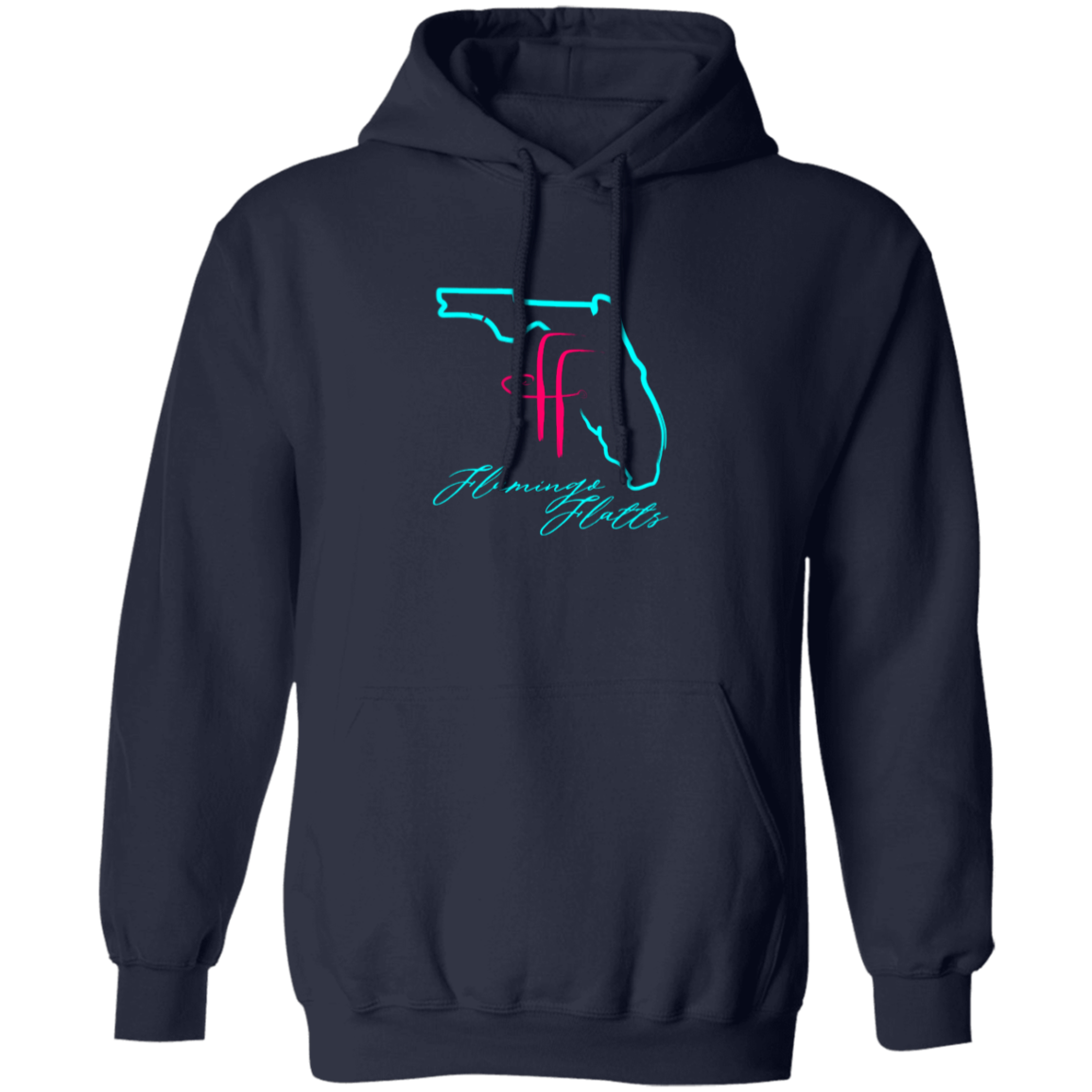 G185 Ladies Flamingo Flatts Coastal Pullover Hoodie