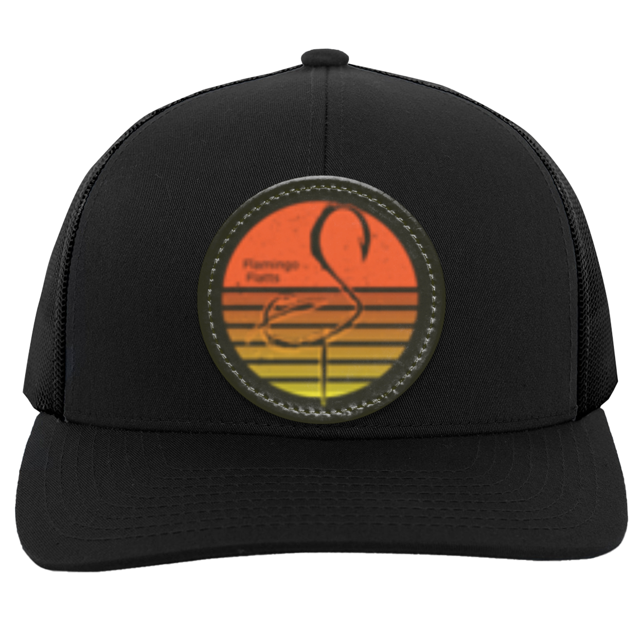 104C Retro Sunset Trucker Snap Back - Patch