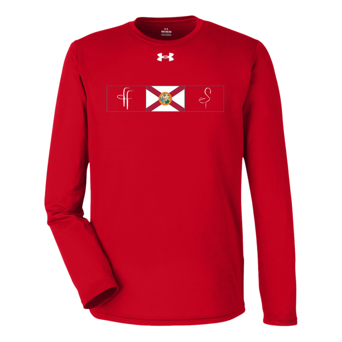 1376843 Under Armour Team Tech Flamingo Flatts State Of Florida Long Sleeve Tee