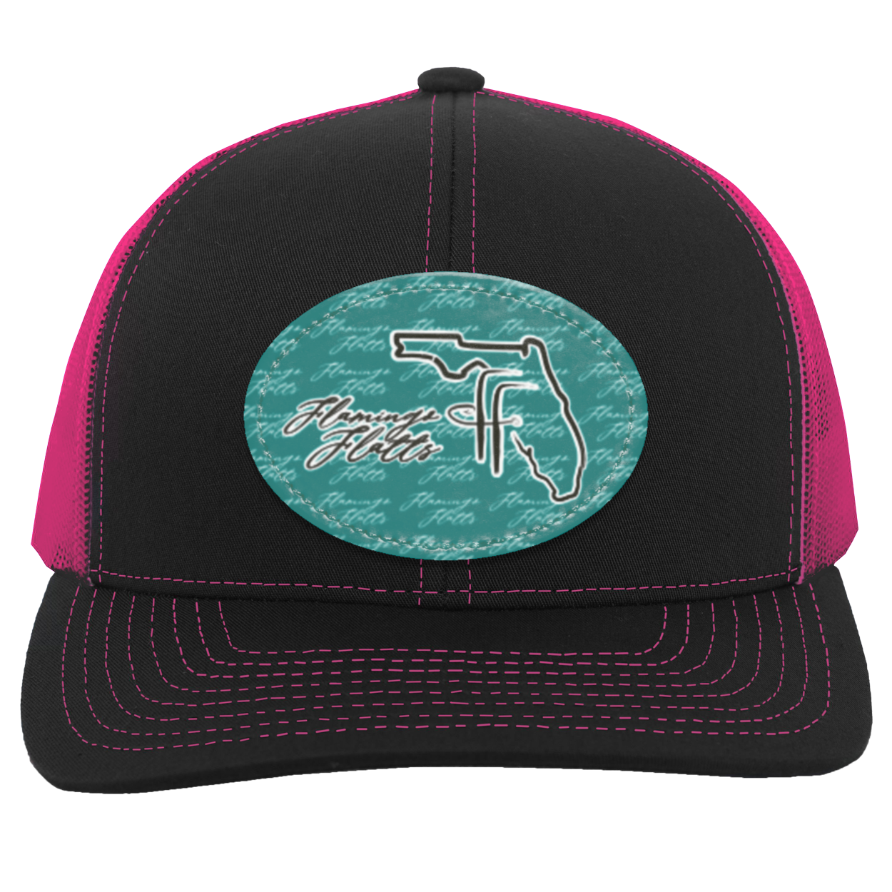 104C Flamingo Flatts coastal Trucker Snap Back - Patch