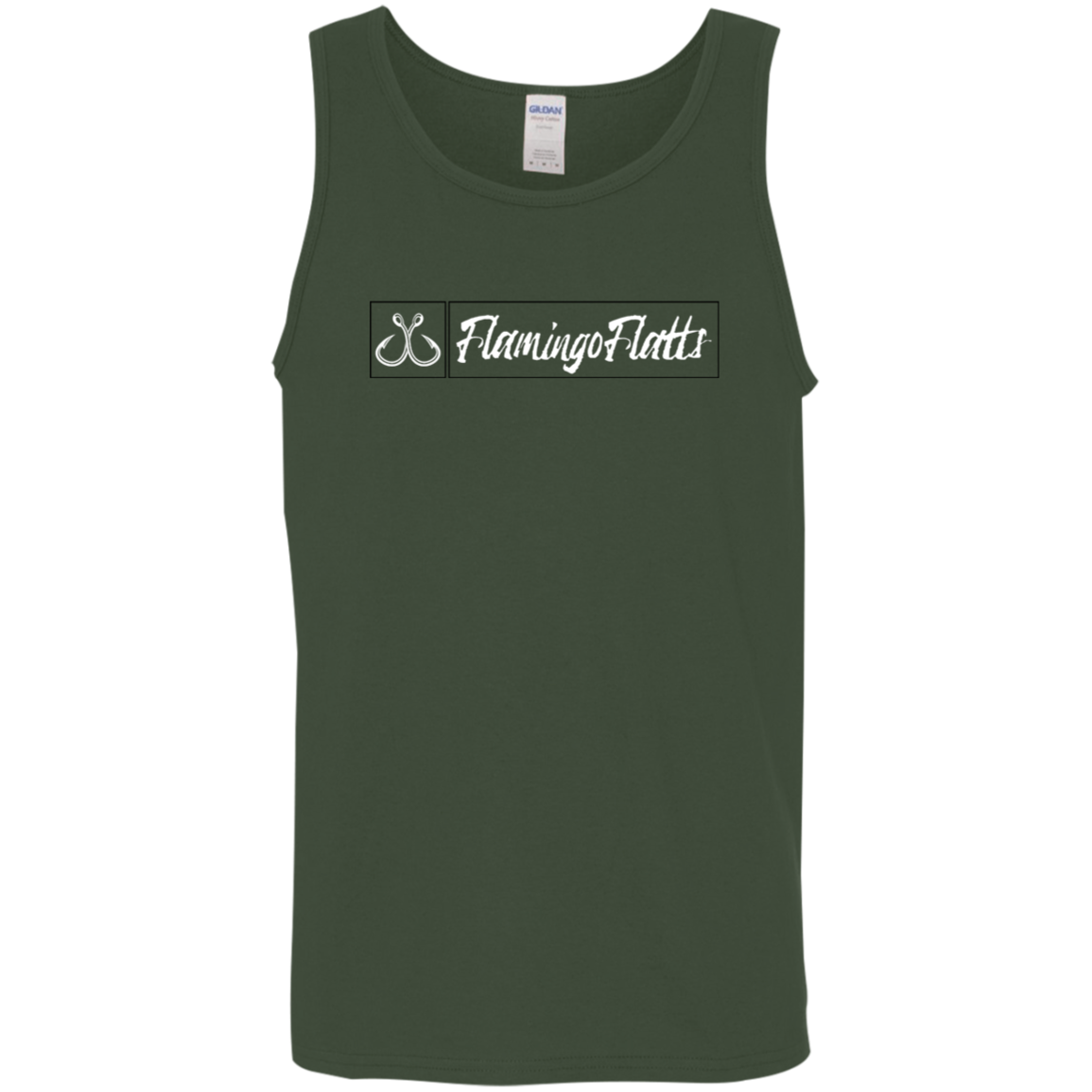 G520 Flamingo Flatts Coastal Fishing Cotton Tank Top 5.3 oz.