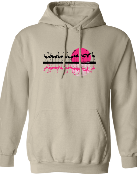 G185 Flamingo Flatts Sunset Pullover Hoodie