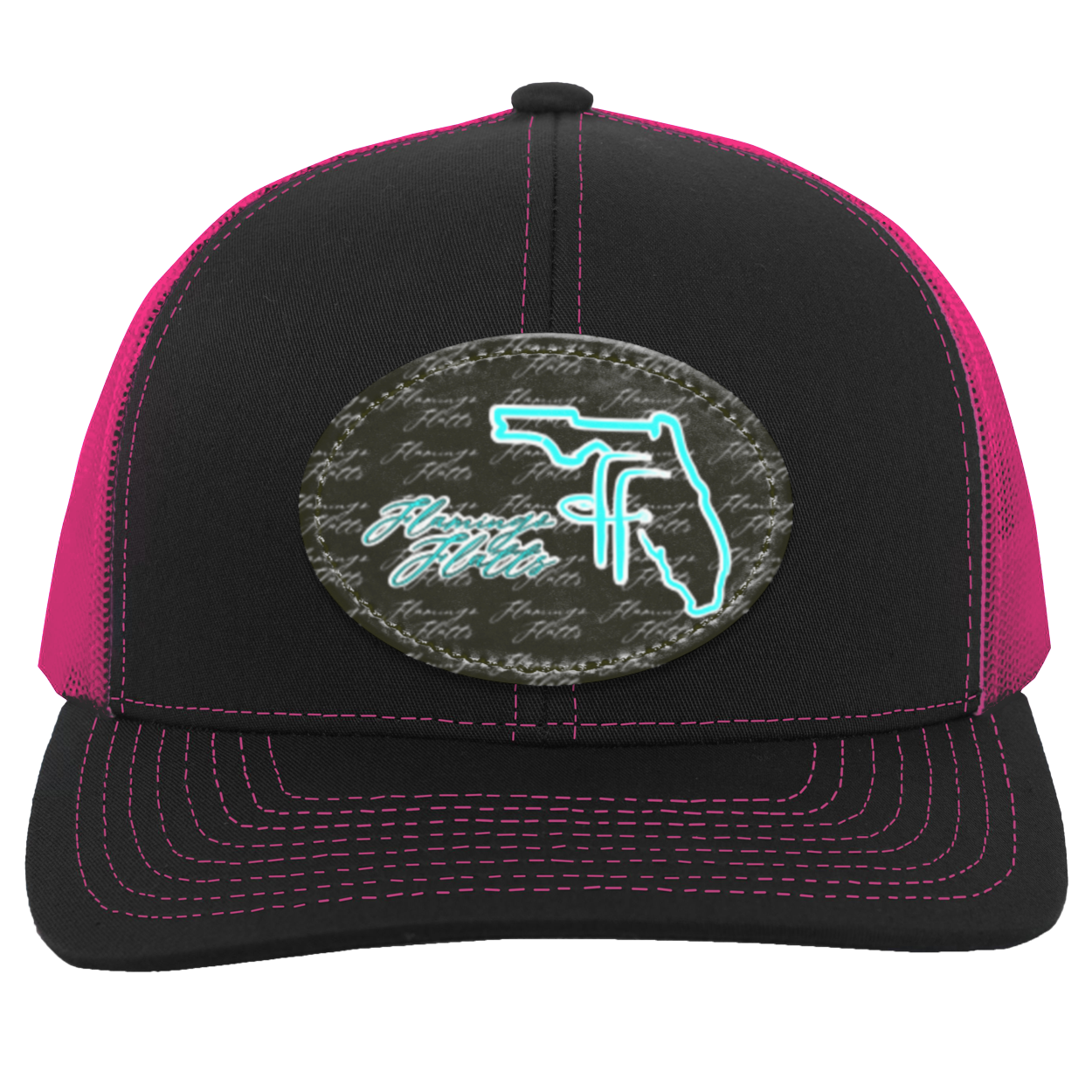 104C Flamingo Flatts Coastal Trucker Snap Back - Patch