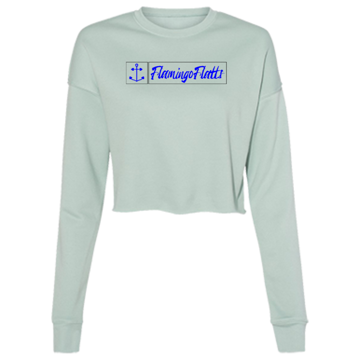 B7503 Ladies' Flamingo Flatts Newport Coastal Cropped Fleece Crew