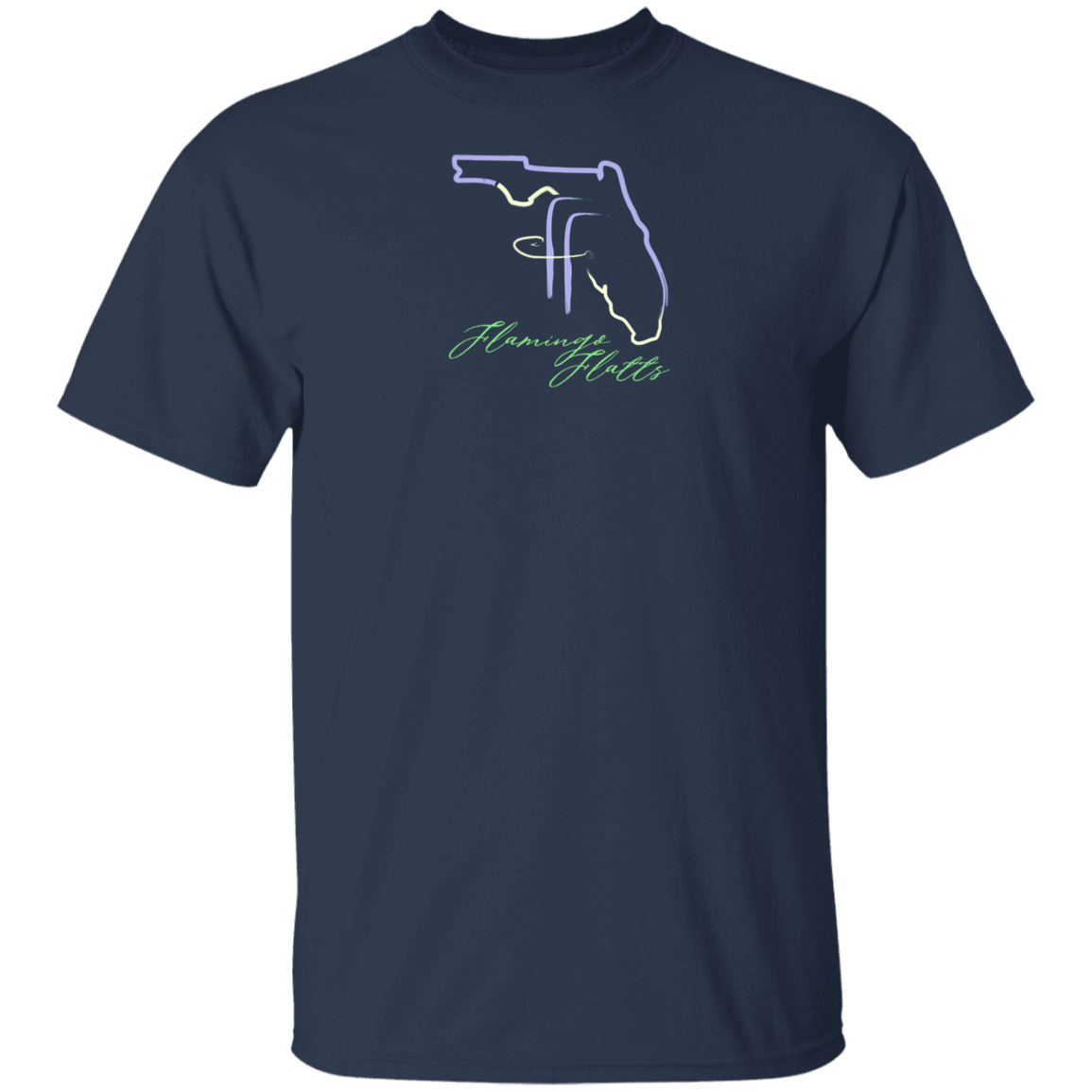 G500 Men's Flamingo Flatts Coastal Tri-Color 5.3 oz. T-Shirt