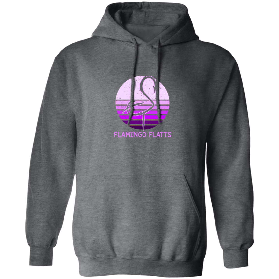 G185  Ladies Retro Sunset Pullover Hoodie