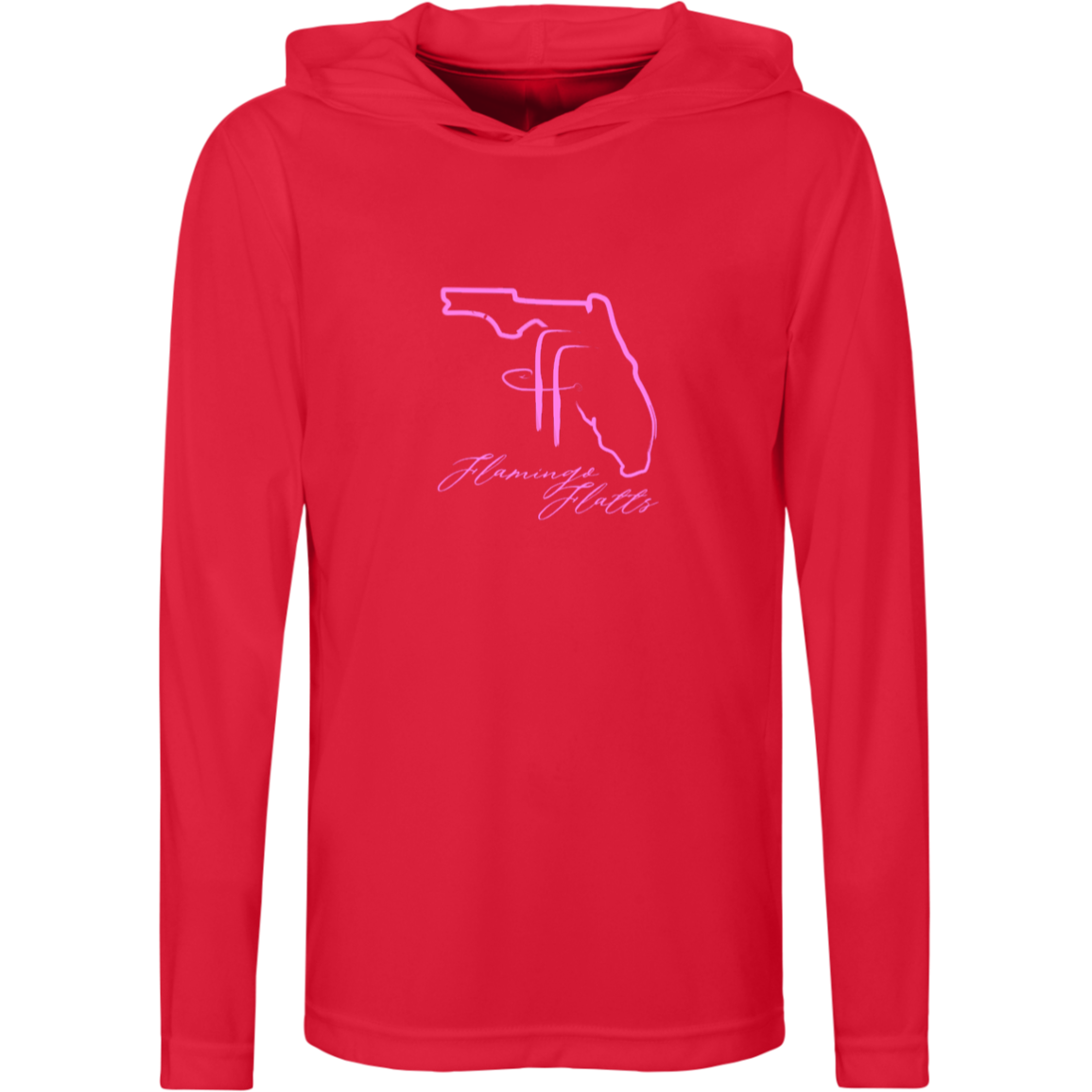 TT41Y Team 365 Kids Flamingo Flatts Coastal Zone Hooded Tee