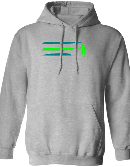 G185 Men's Flamingo Flatts Stripe Pullover Hoodie