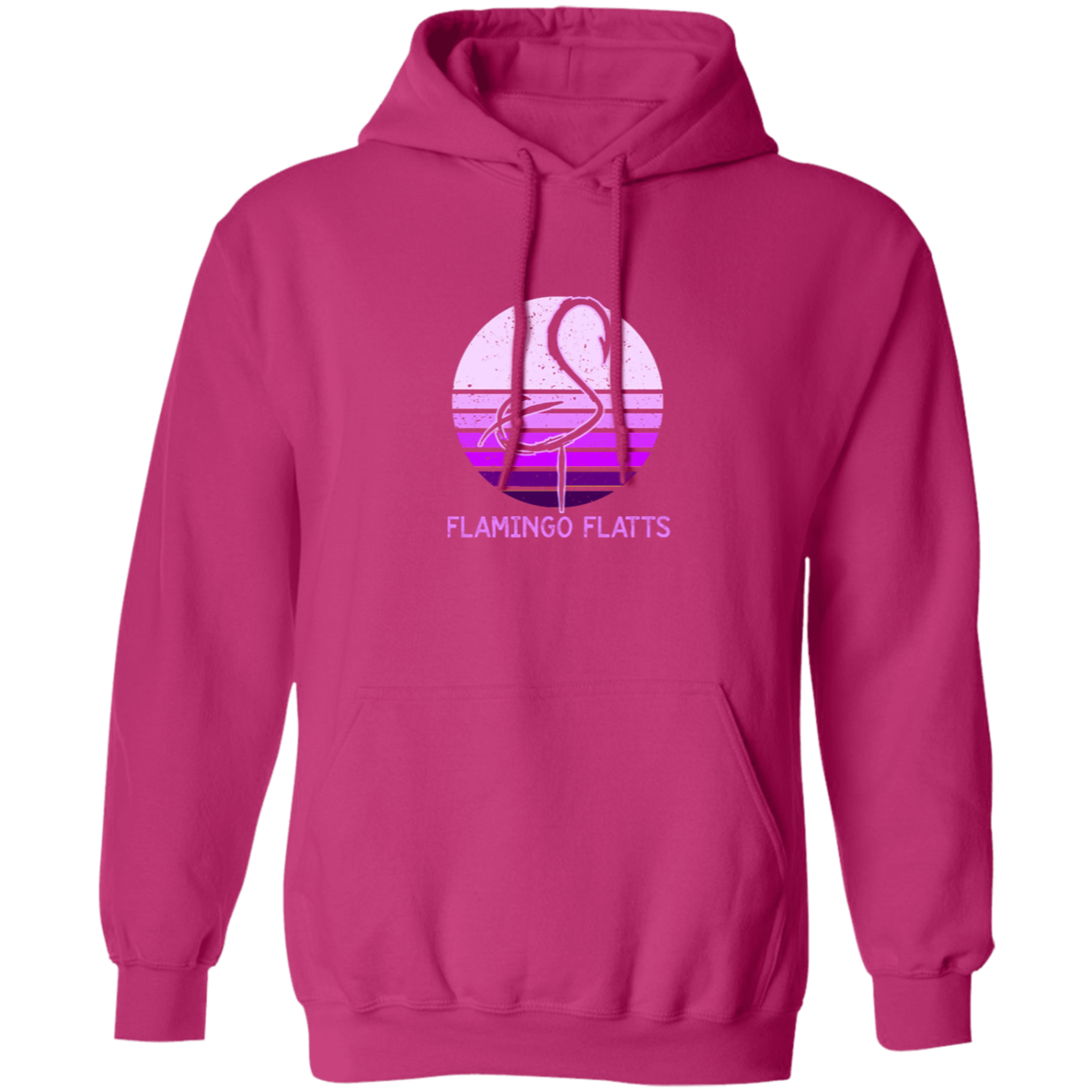 G185  Ladies Retro Sunset Pullover Hoodie