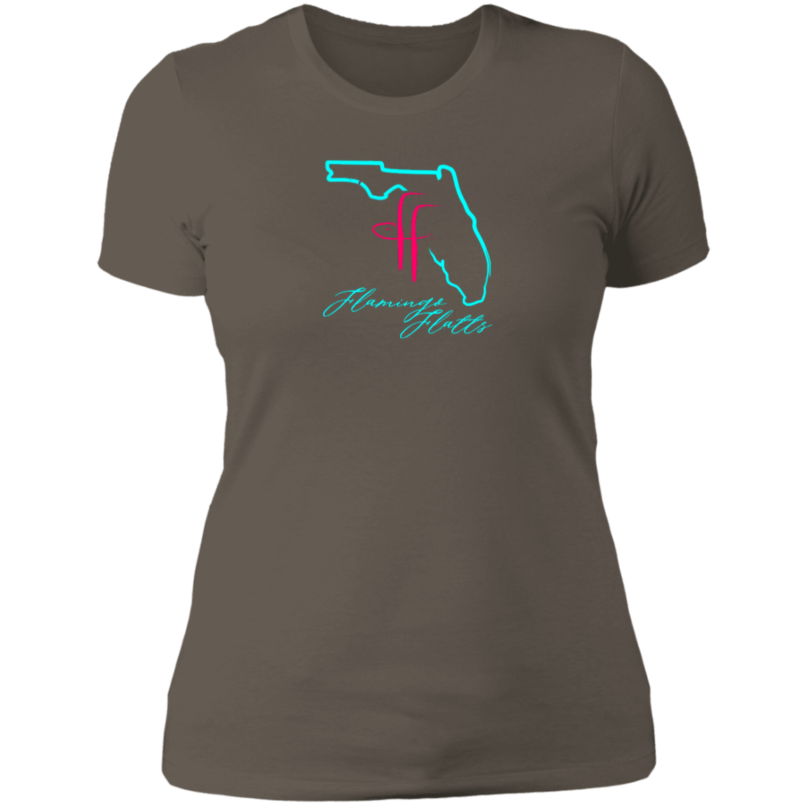 NL3900 Ladies' Flamingo Flatts Coastal Boyfriend T-Shirt