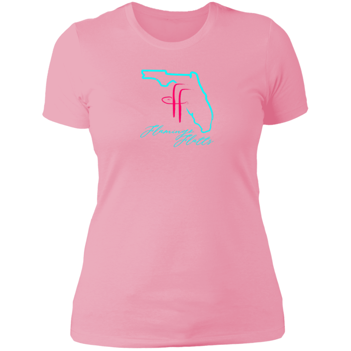 NL3900 Ladies' Flamingo Flatts Coastal Boyfriend T-Shirt