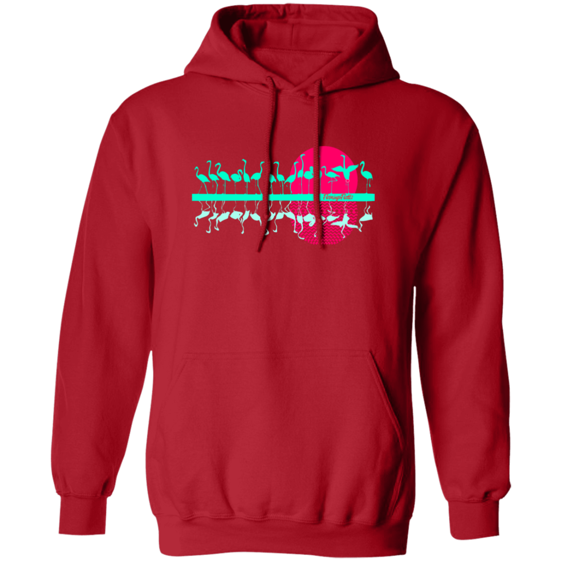 G185 Ladies Flamingo Flatts Sunset Pullover Hoodie