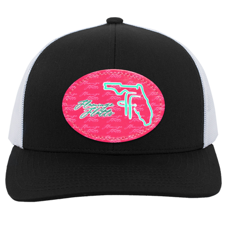104C Flamingo Flatts Coastal Trucker Snap Back - Patch