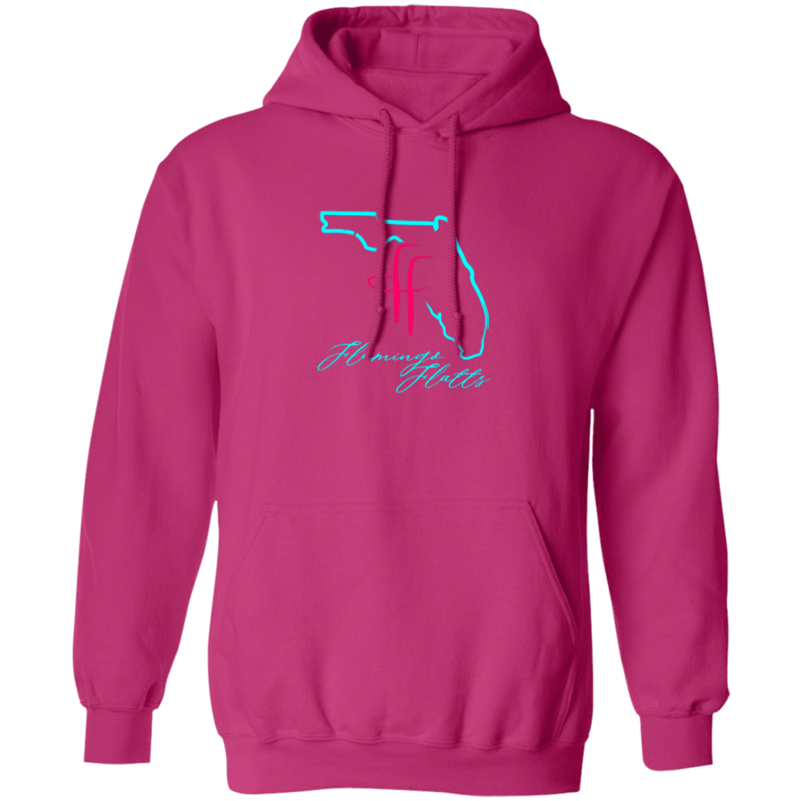 G185 Ladies Flamingo Flatts Coastal Pullover Hoodie