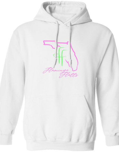 G185 Ladies Flamingo Flatts Coastal Pullover Hoodie