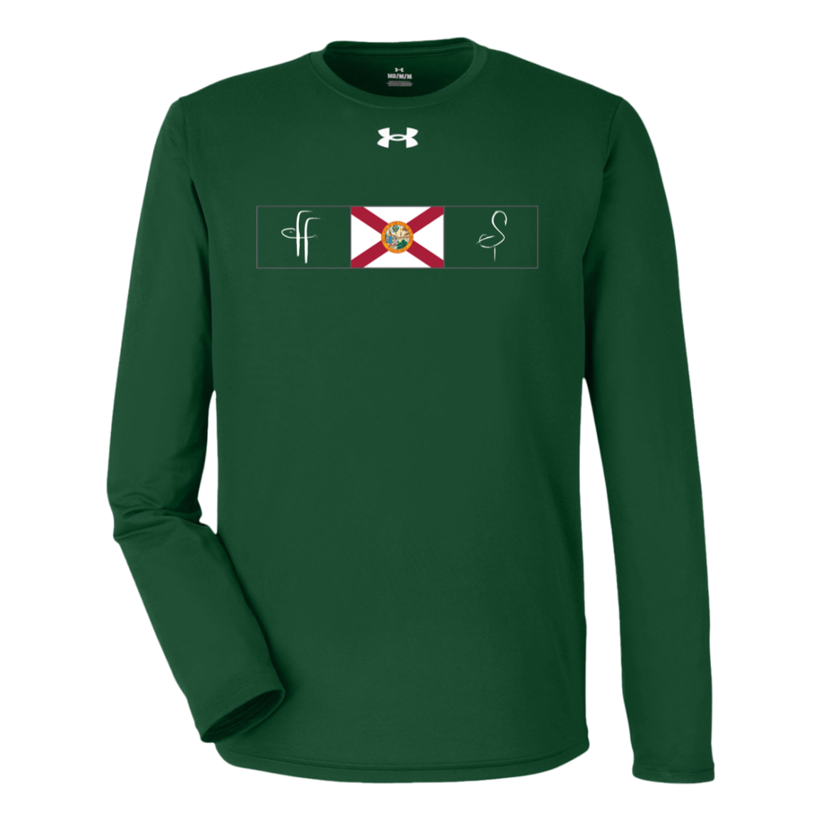 1376843 Under Armour Team Tech Flamingo Flatts State Of Florida Long Sleeve Tee