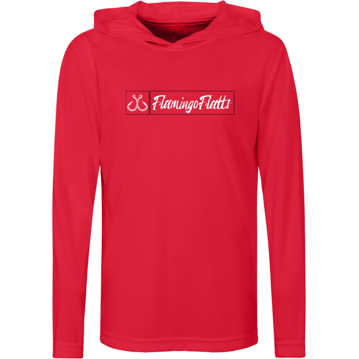 TT41Y Team 365 Kids Flamingo Flatts Coastal Fishing Zone Hooded Tee