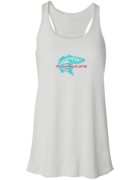 B8800 Ladies Flamingo Flatts Snook Flowy Racerback Tank