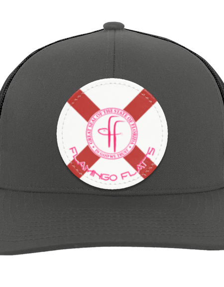 104C Flamingo Flatts Flag Trucker Snap Back - Patch
