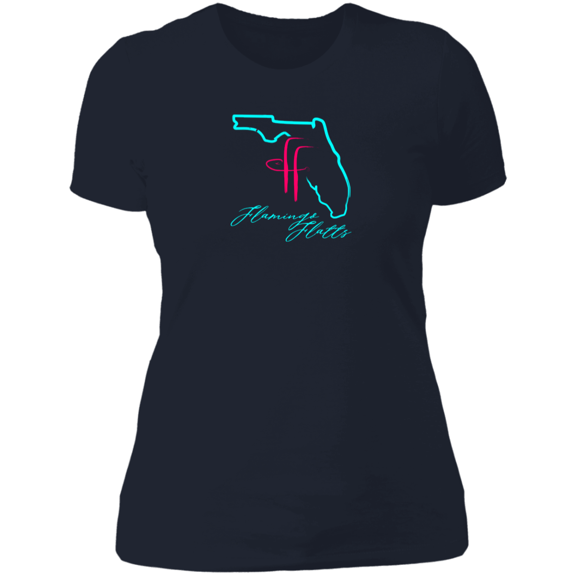 NL3900 Ladies' Flamingo Flatts Coastal Boyfriend T-Shirt