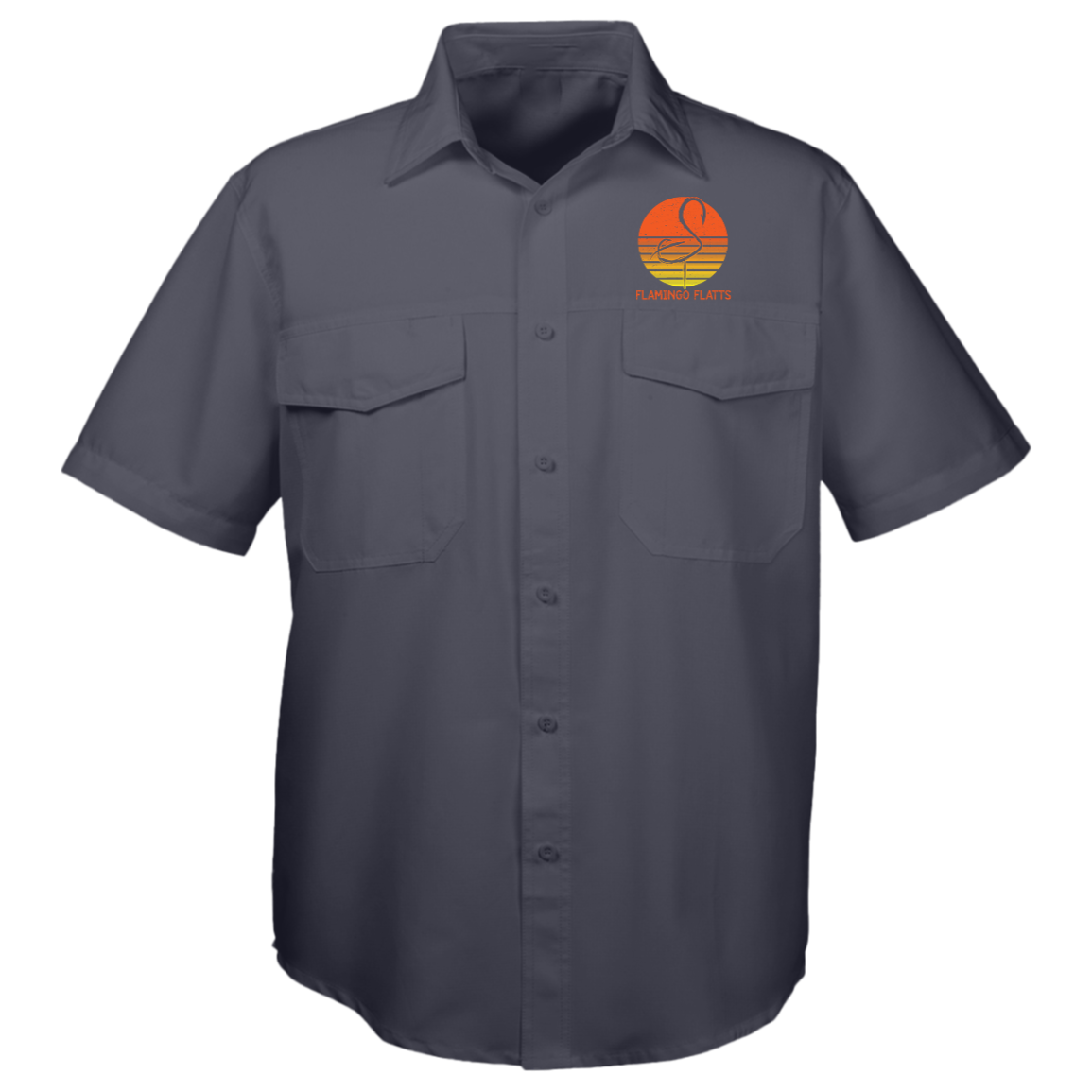 M580 Harriton Mens Key West Short Sleeve Staff Shirt