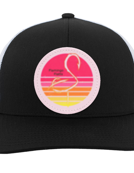 104C Retro Sunset Trucker Snap Back - Patch