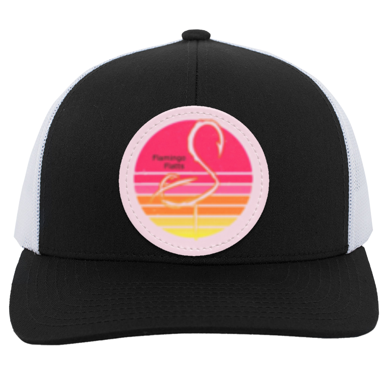 104C Retro Sunset Trucker Snap Back - Patch