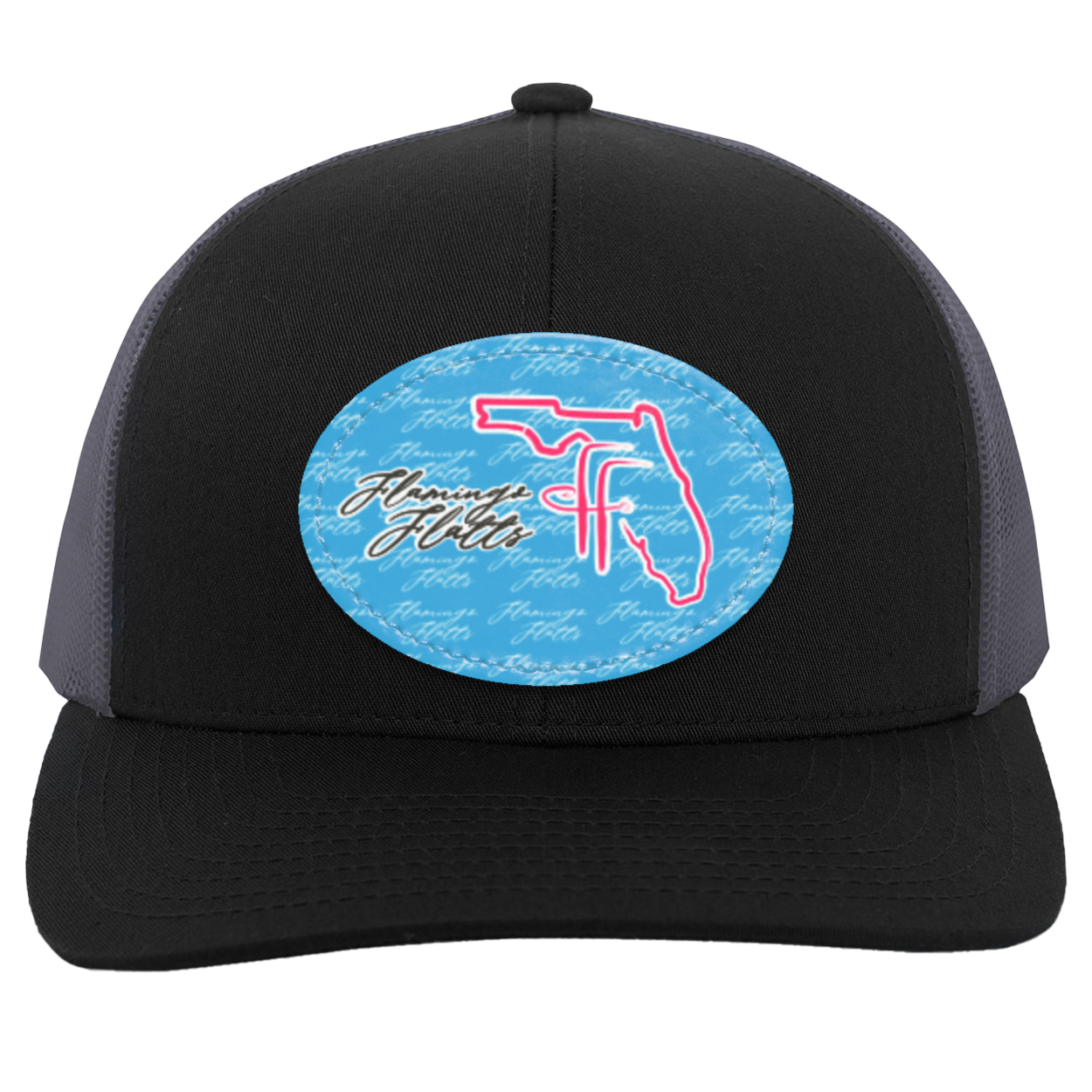 104C Flamingo Flatts Coastal  Trucker Snap Back - Patch