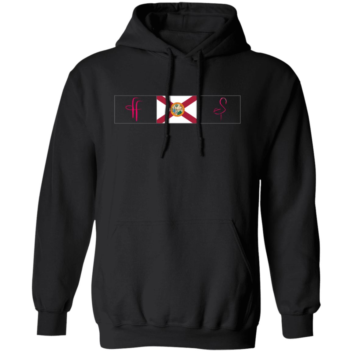 G185 Ladies' Florida Flag FF/Flaming0 Pullover Hoodie