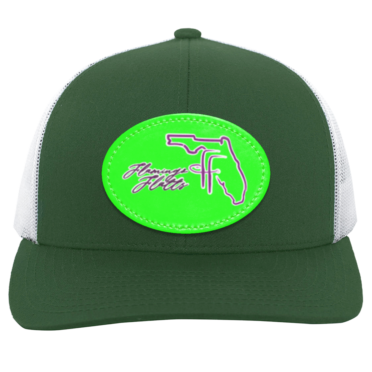 104C Flamingo Flatts Coastal Trucker Snap Back - Patch