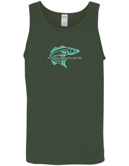 G520 Men's Flamingo Flatts Snook Cotton Tank Top 5.3 oz.