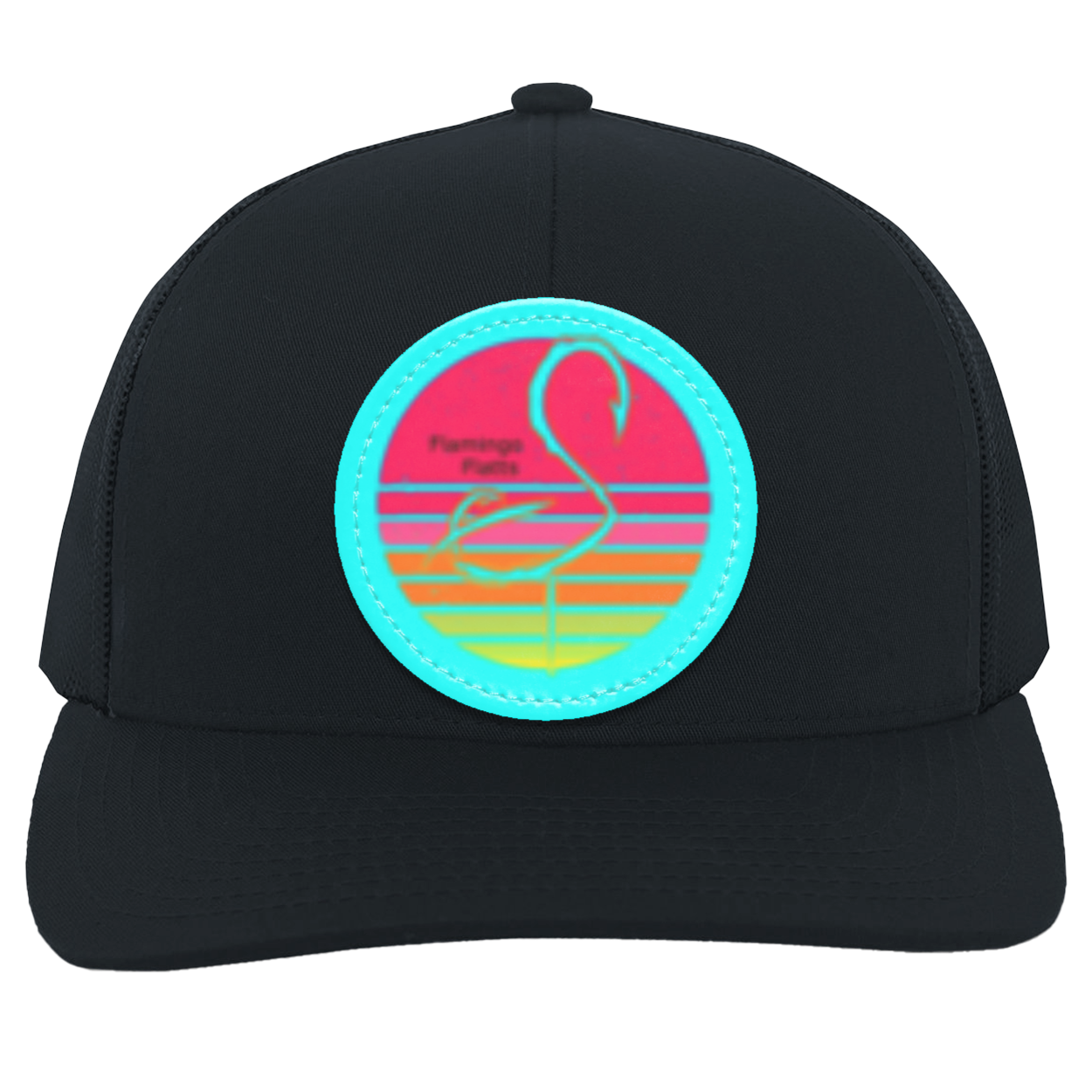 104C Retro Sunset Trucker Snap Back - Patch