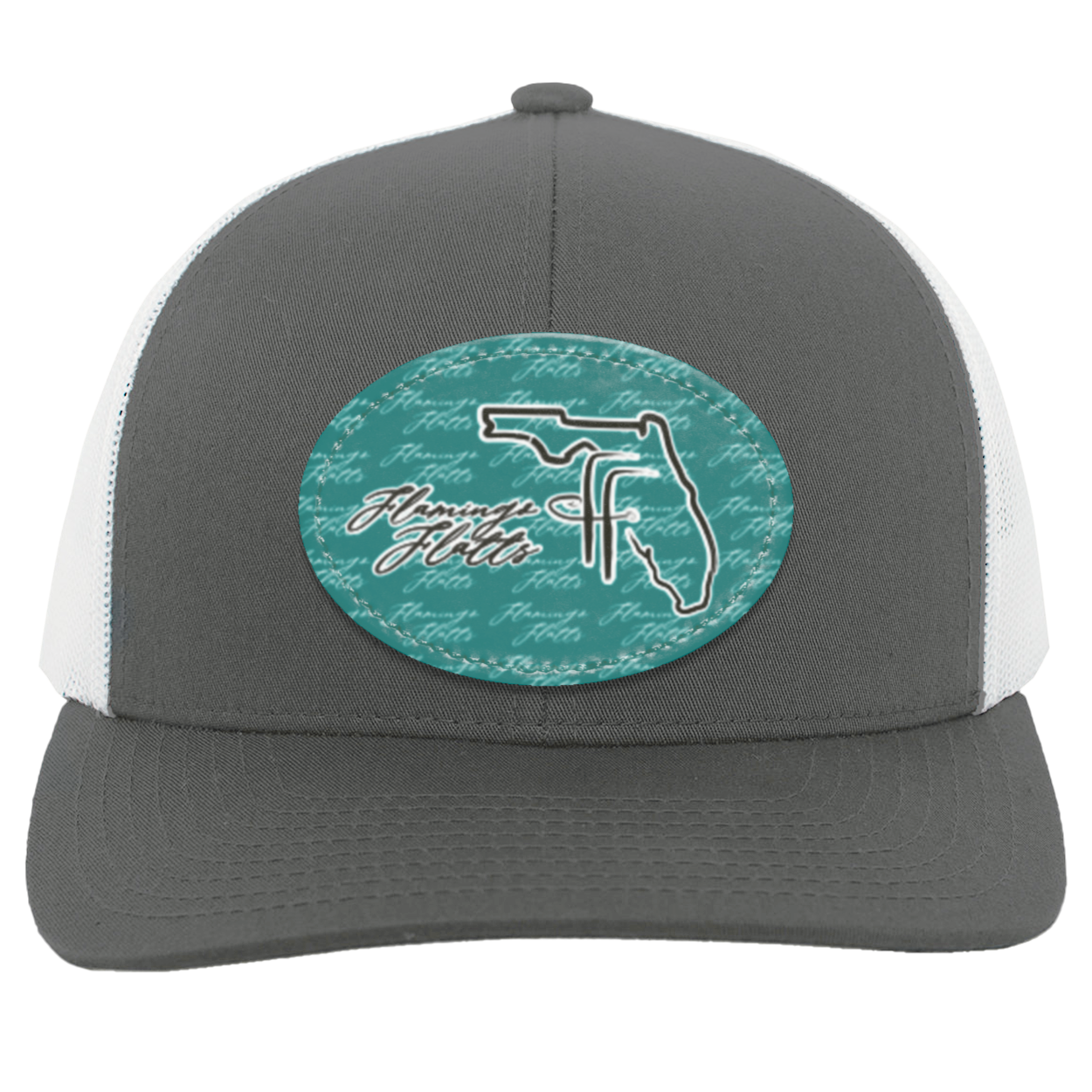 104C Flamingo Flatts coastal Trucker Snap Back - Patch