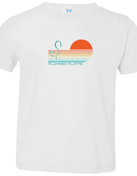 3321 Toddler Flamingo Flatts Sunset v1 Jersey T-Shirt