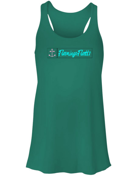 B8800 Ladies' Flamingo Flatts Newport Coastal Flowy Racerback Tank