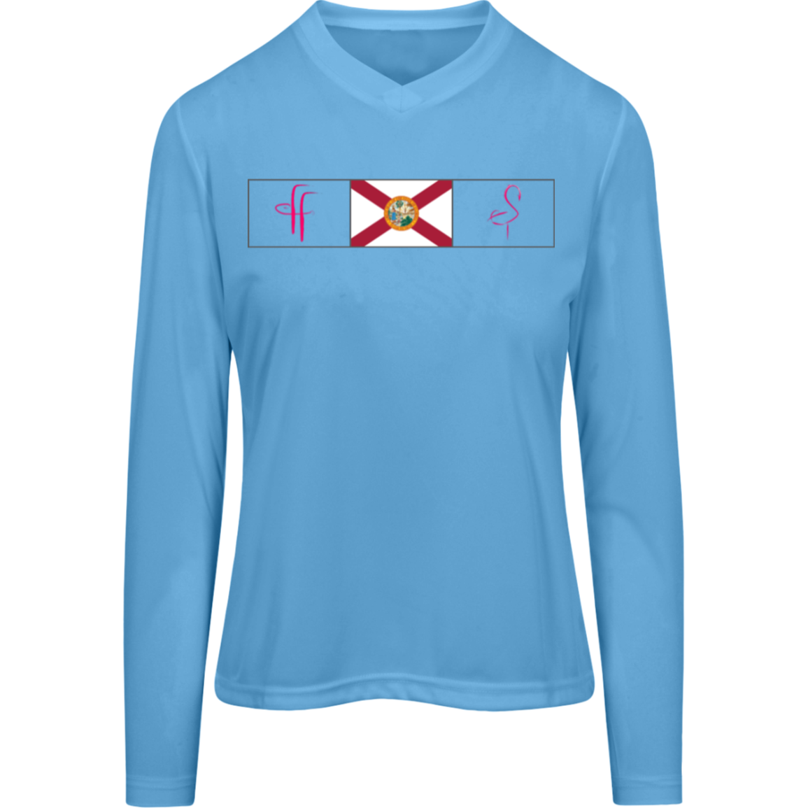 TT11WL Team 365 Womens State Of Florida Zone Long Sleeve Tee