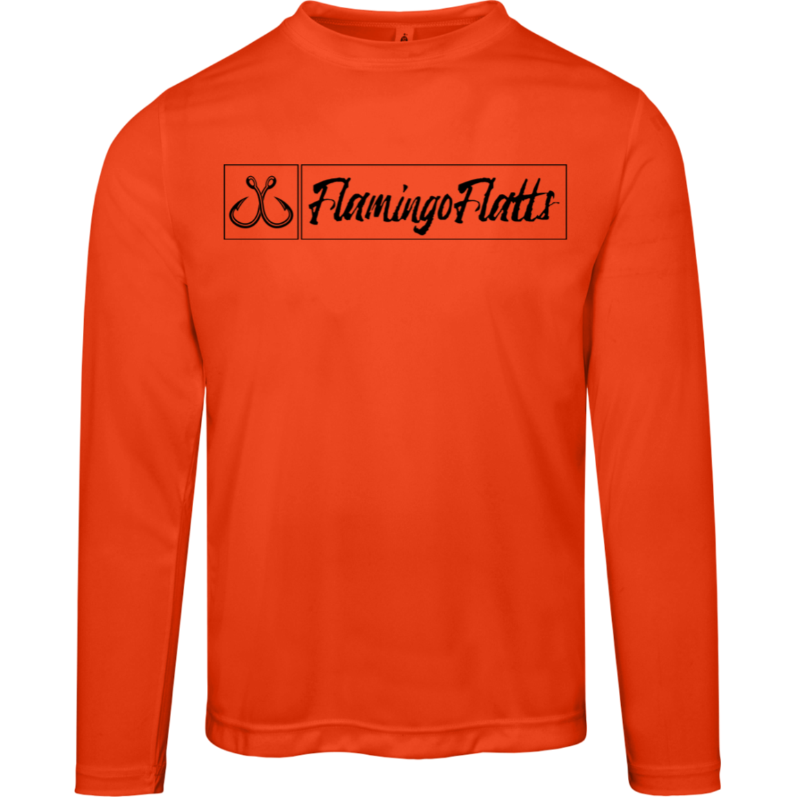 TT11L Team 365 Mens Flamingo Flatts Coastal Fishing Zone Long Sleeve Tee