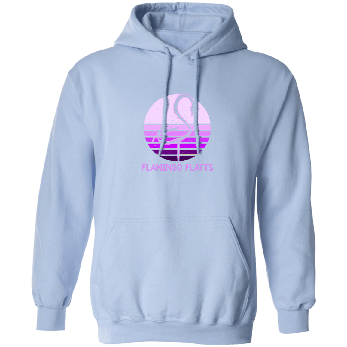 G185  Ladies Retro Sunset Pullover Hoodie