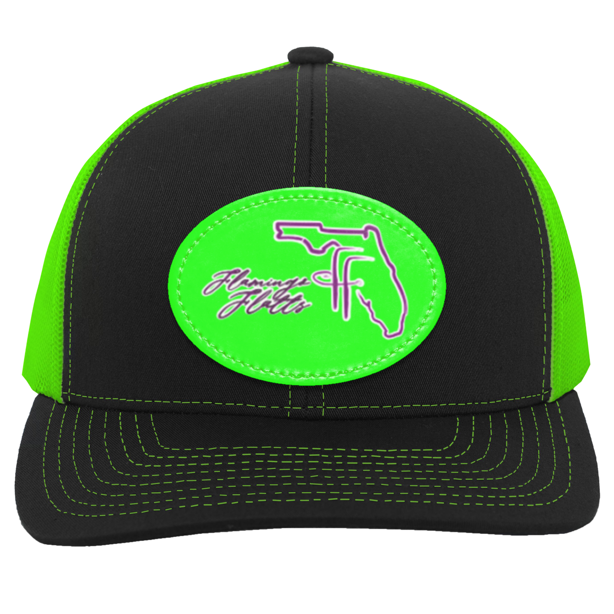 104C Flamingo Flatts Coastal Trucker Snap Back - Patch