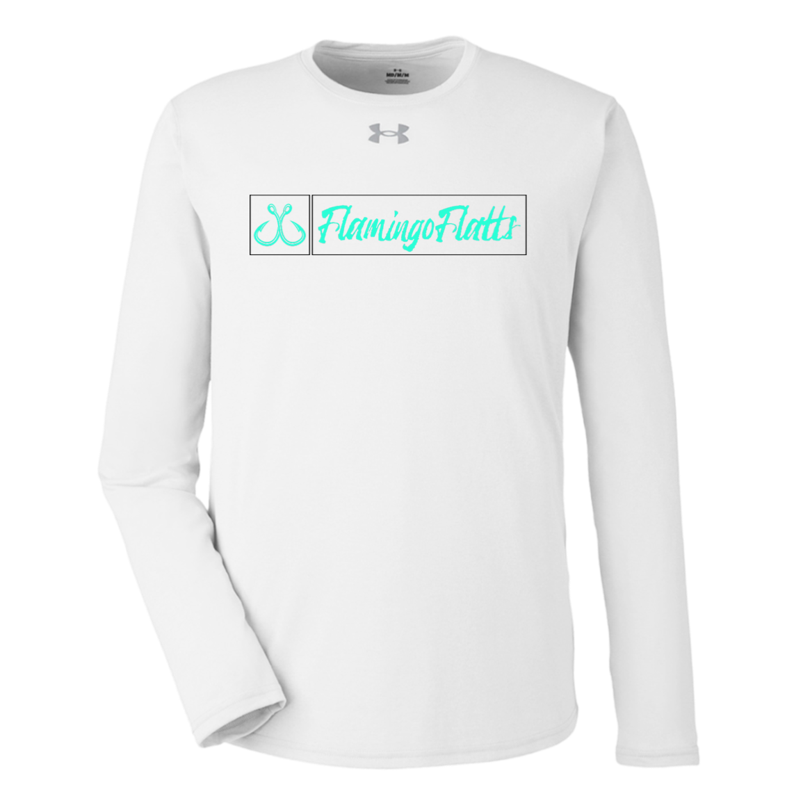 1376843 Under Armour Team Flamingo Flatts Coastal Fishing Tech Long Sleeve Tee