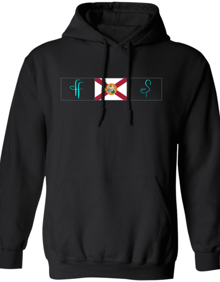 G185 State Of Florida FF/Flamingo Pullover Hoodie